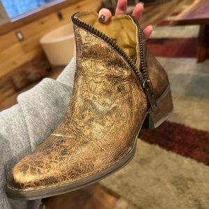 Circle G Zipper Booties 7.5